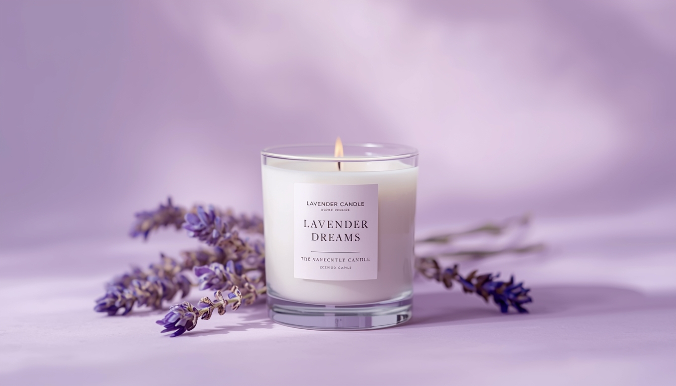 Lavender Dreams aromatherapy candle